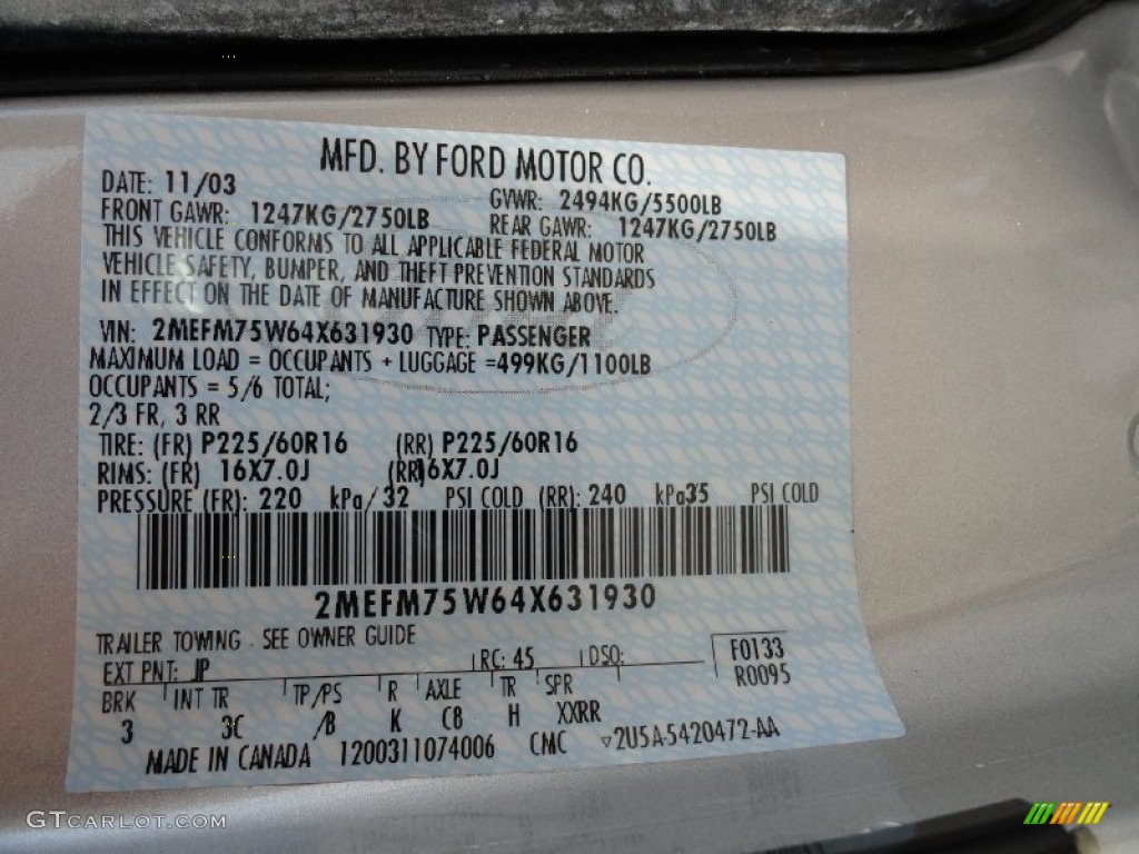 2004 Grand Marquis LS - Silver Birch Metallic / Light Flint photo #15