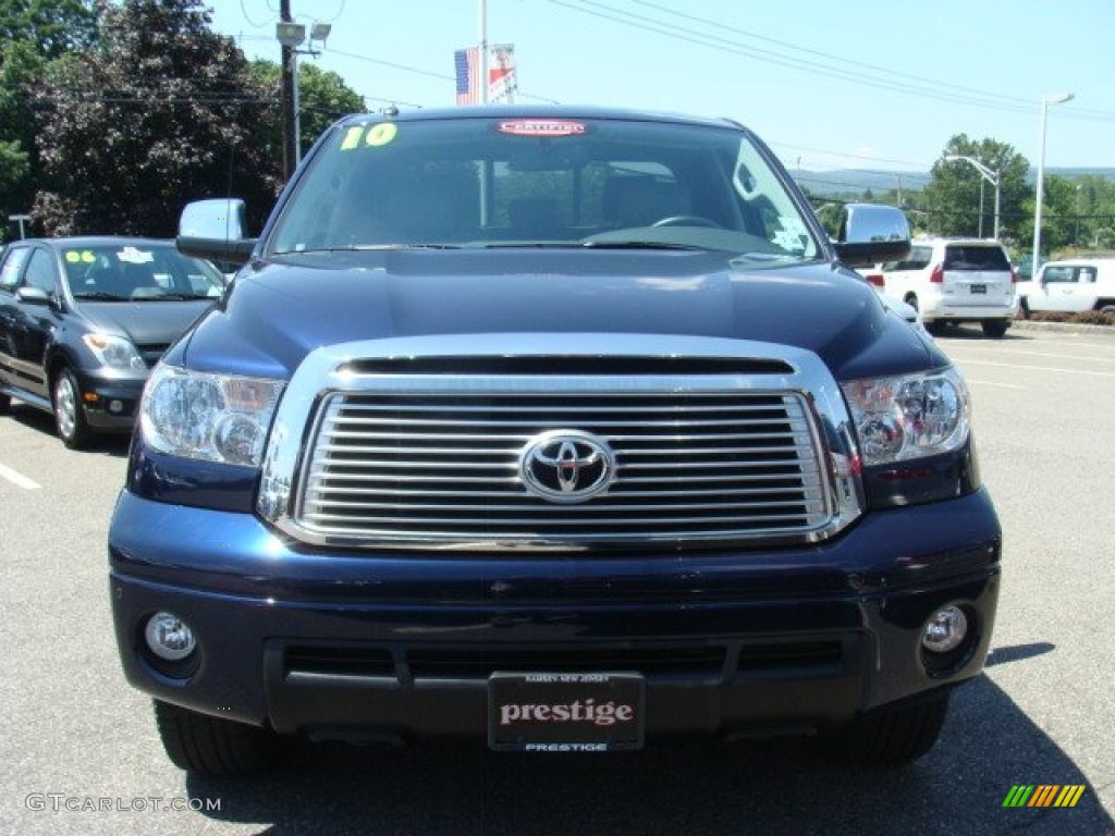 2010 Tundra Limited Double Cab 4x4 - Nautical Blue Metallic / Graphite Gray photo #2