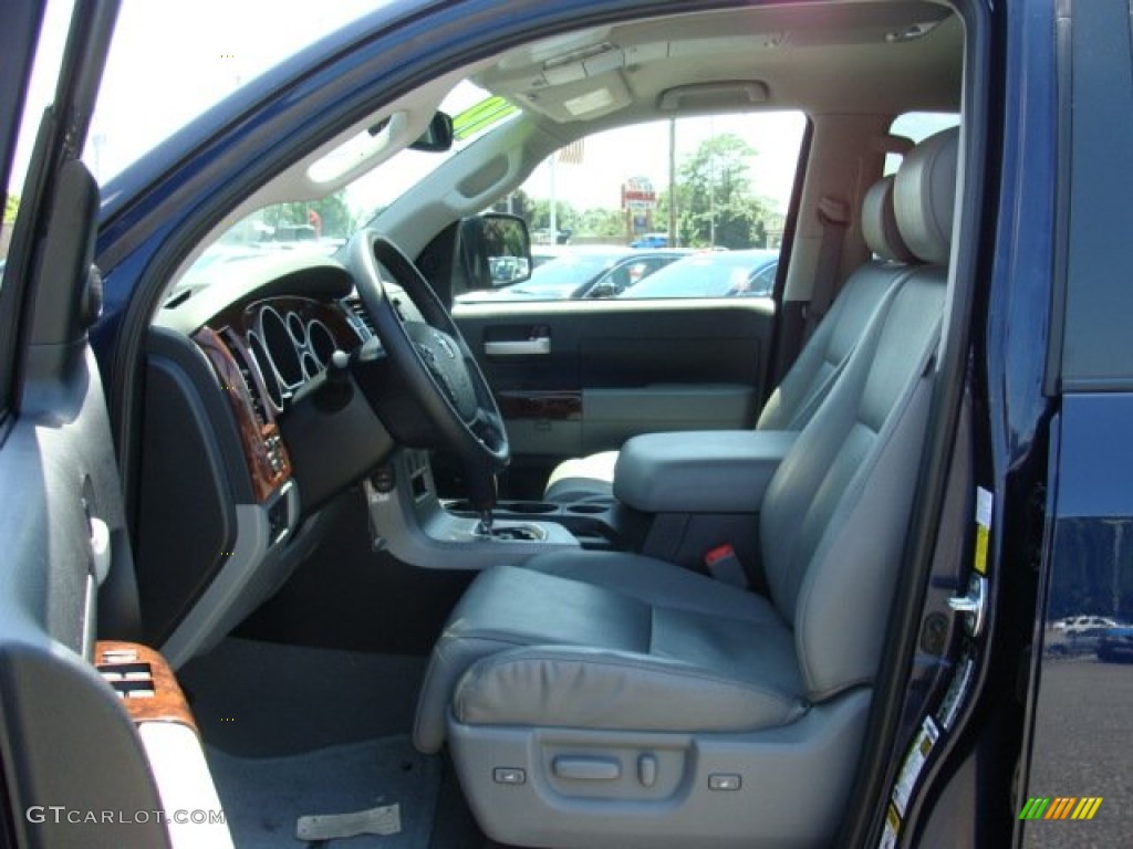 2010 Tundra Limited Double Cab 4x4 - Nautical Blue Metallic / Graphite Gray photo #7