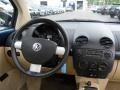 2002 Volkswagen New Beetle Cream Beige Interior Dashboard Photo