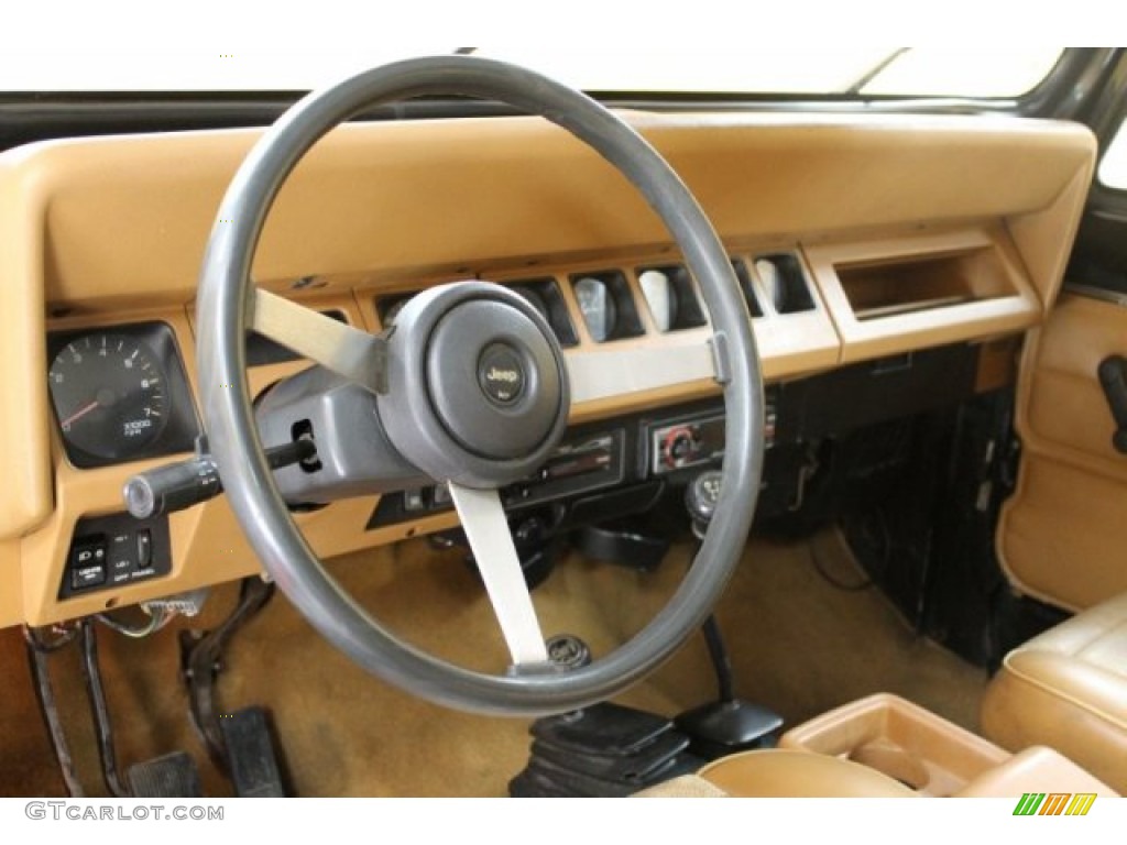 1993 Jeep Wrangler S 4x4 Camel Dashboard Photo #52163827