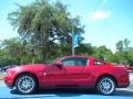 2012 Red Candy Metallic Ford Mustang V6 Coupe  photo #2