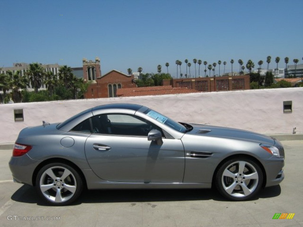 Paladium Silver Metallic 2012 Mercedes-Benz SLK 350 Roadster Exterior Photo #52164901