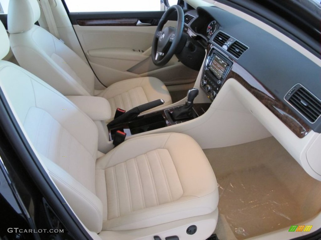 Cornsilk Beige Interior 2012 Volkswagen Passat TDI SEL Photo #52165066