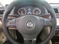 Cornsilk Beige 2012 Volkswagen Passat TDI SEL Steering Wheel