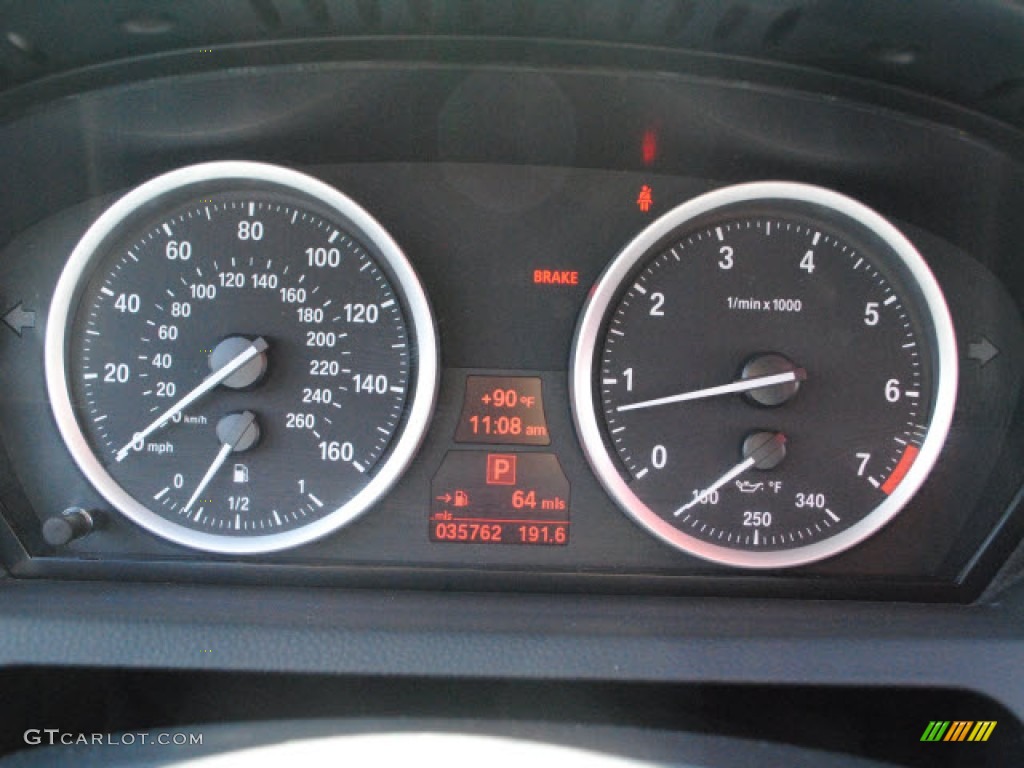 2009 BMW 6 Series 650i Coupe Gauges Photo #52166032