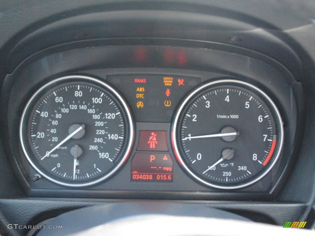 2009 BMW 3 Series 328i Coupe Gauges Photo #52166716
