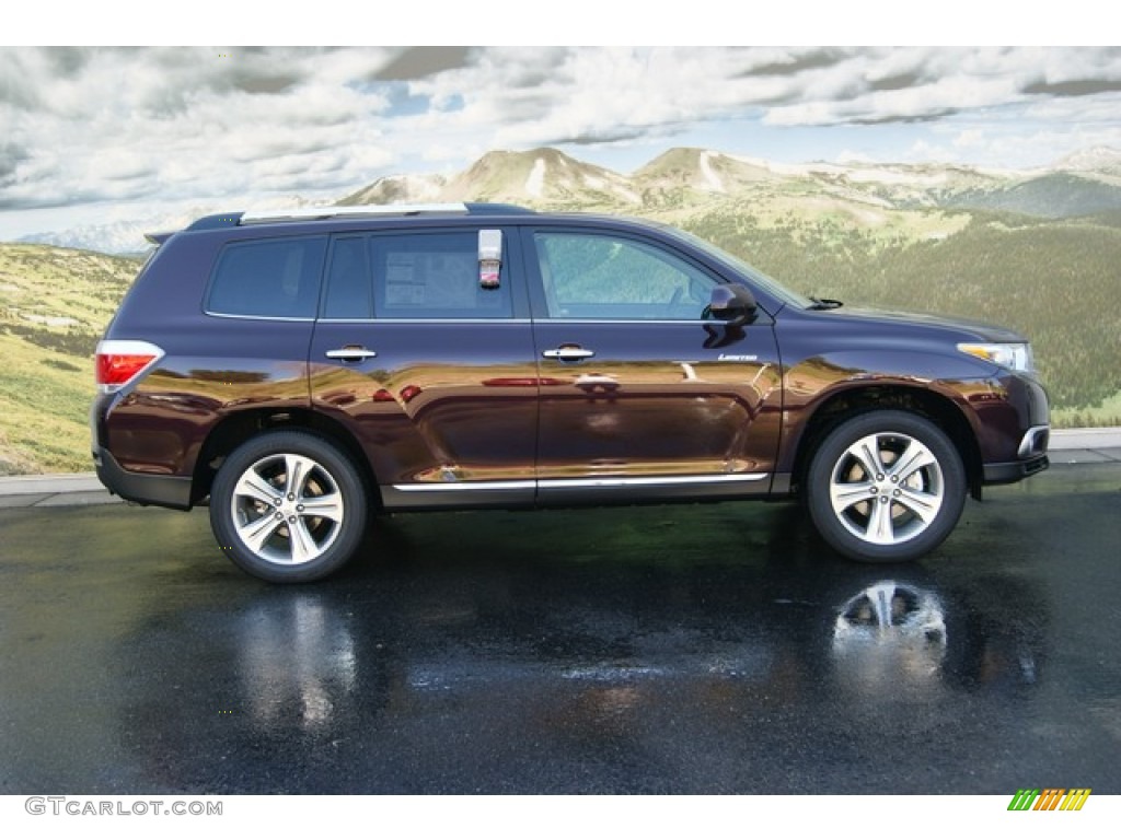 Sizzling Crimson Mica 2011 Toyota Highlander Limited 4WD Exterior Photo #52167259