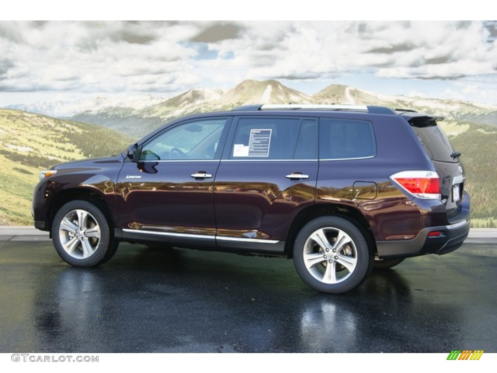Sizzling Crimson Mica 2011 Toyota Highlander Limited 4WD Exterior Photo #52167274