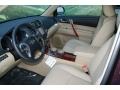 Sand Beige 2011 Toyota Highlander Limited 4WD Interior Color