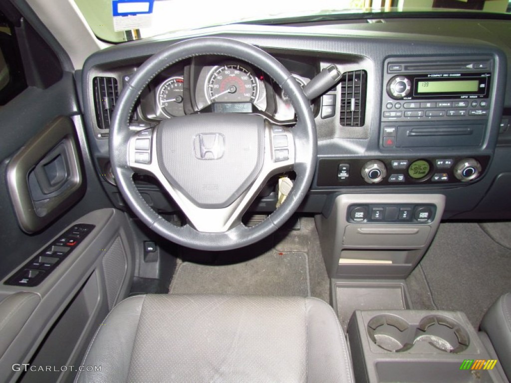 2010 Honda Ridgeline RTL Gray Dashboard Photo #52167469