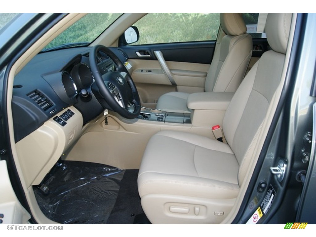 Sand Beige Interior 2011 Toyota Highlander SE 4WD Photo #52167544