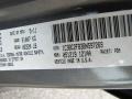 PDM: Tungsten Metallic 2011 Chrysler 200 Limited Color Code
