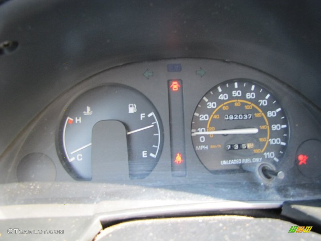 1994 Toyota Tercel DX Sedan Gauges Photo #52168276