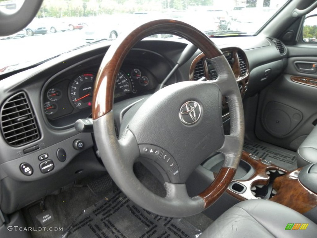 2006 Toyota Tundra SR5 X-SP Double Cab Dark Gray Steering Wheel Photo #52169197