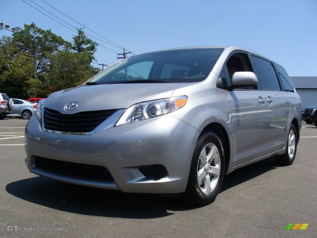 2011 Sienna LE - Predawn Gray Mica / Bisque photo #1