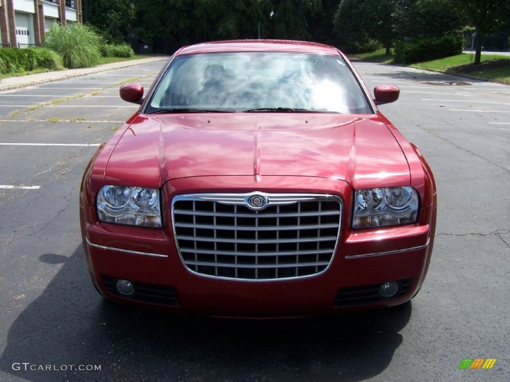 2008 300 Touring - Inferno Red Crystal Pearl / Dark Slate Gray photo #2