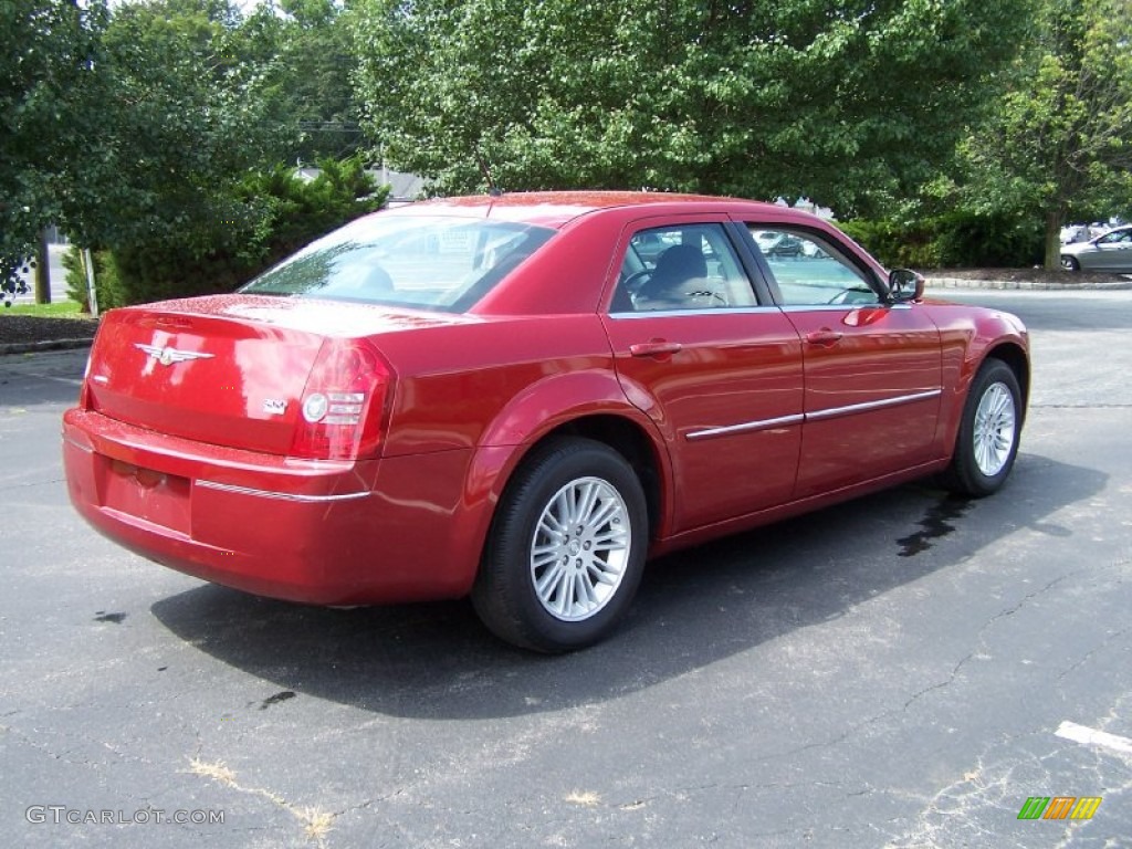 2008 300 Touring - Inferno Red Crystal Pearl / Dark Slate Gray photo #5