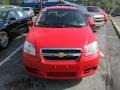 2011 Victory Red Chevrolet Aveo LT Sedan  photo #3