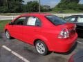 2011 Victory Red Chevrolet Aveo LT Sedan  photo #6