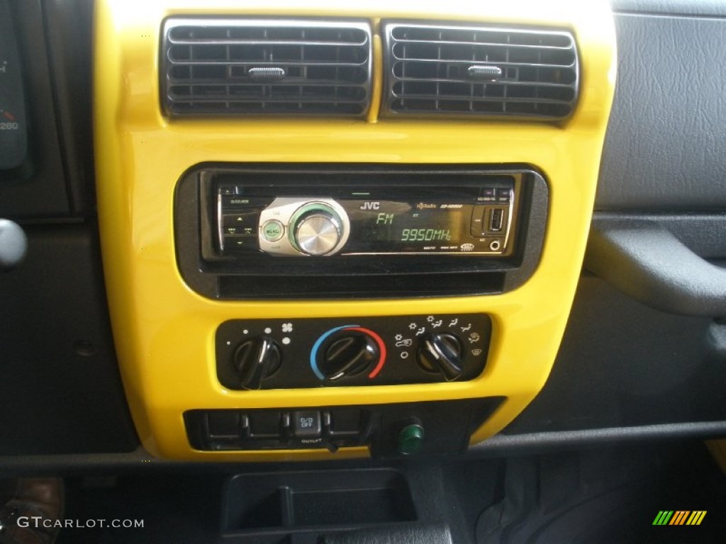 2006 Wrangler X 4x4 - Solar Yellow / Dark Slate Gray photo #7