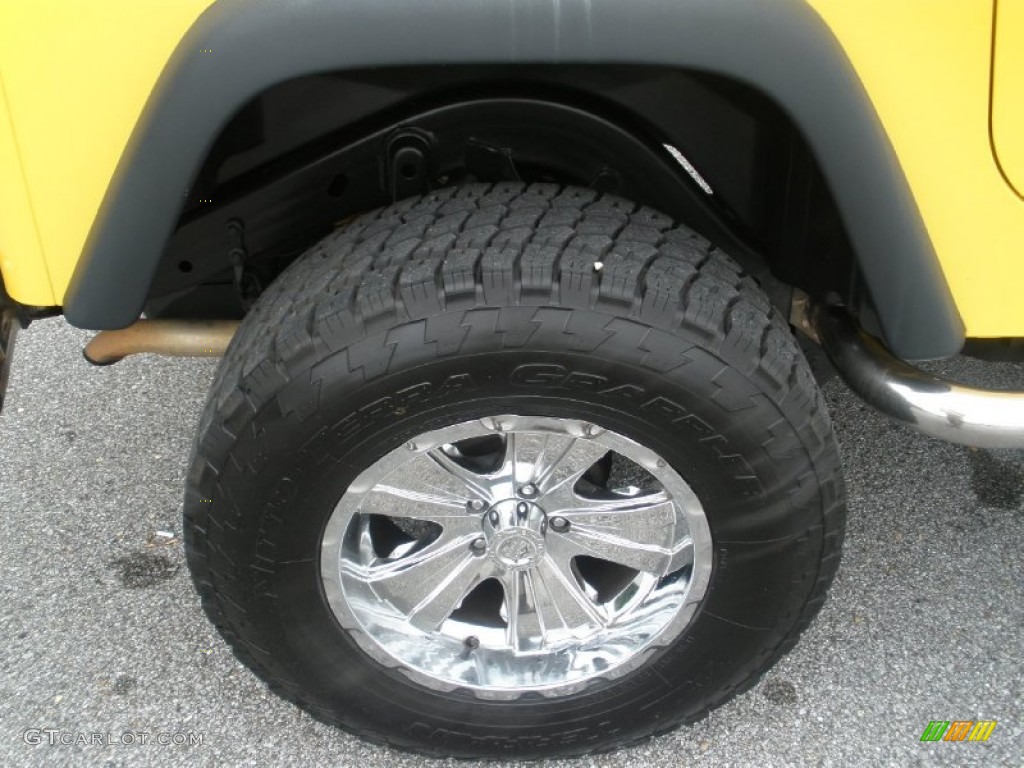 2006 Wrangler X 4x4 - Solar Yellow / Dark Slate Gray photo #13