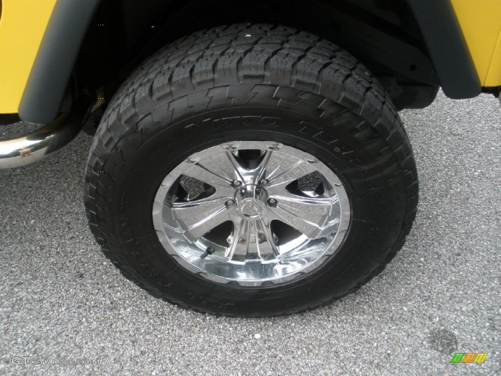 2006 Wrangler X 4x4 - Solar Yellow / Dark Slate Gray photo #14