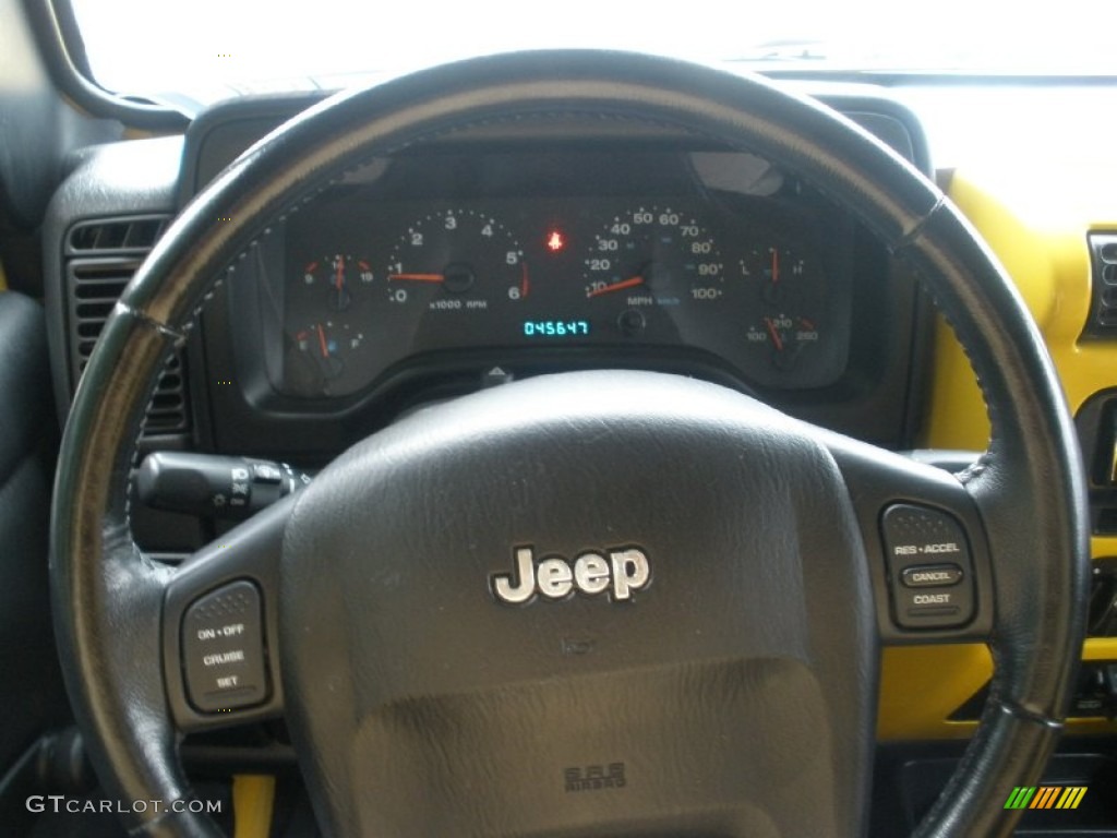 2006 Wrangler X 4x4 - Solar Yellow / Dark Slate Gray photo #19