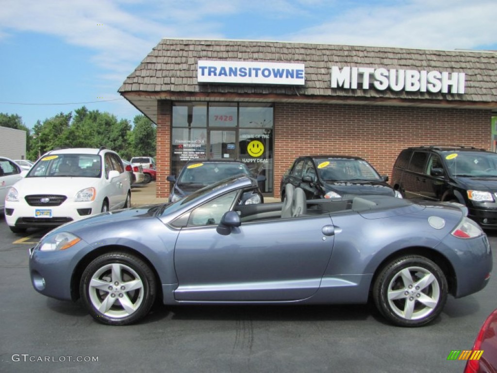 2007 Eclipse Spyder GS - Still Blue Pearl / Medium Gray photo #5
