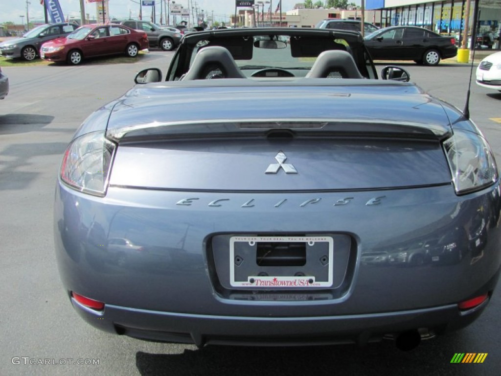 2007 Eclipse Spyder GS - Still Blue Pearl / Medium Gray photo #16