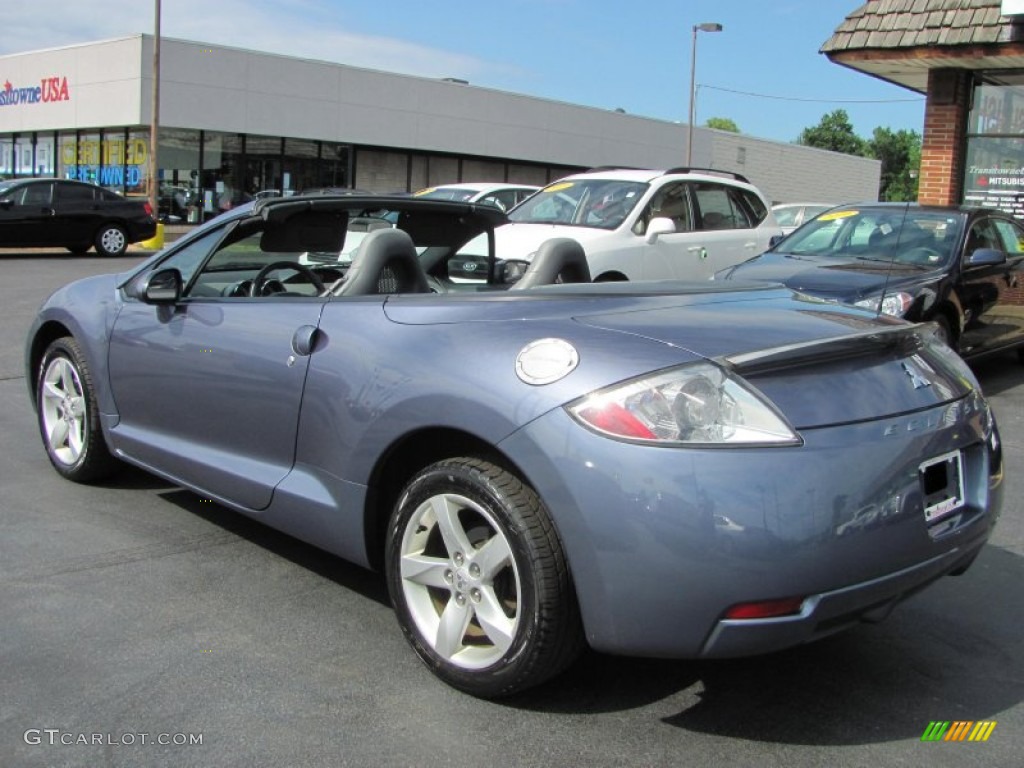2007 Eclipse Spyder GS - Still Blue Pearl / Medium Gray photo #17