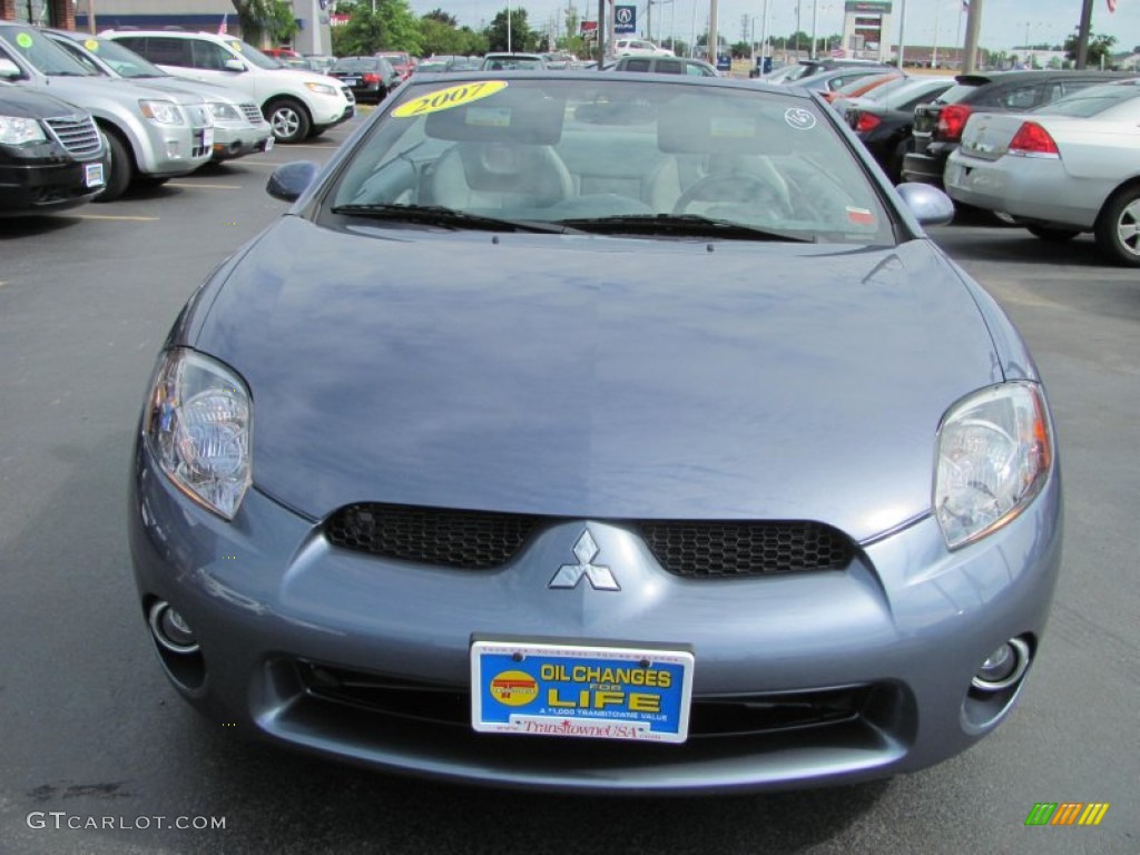 2007 Eclipse Spyder GS - Still Blue Pearl / Medium Gray photo #21