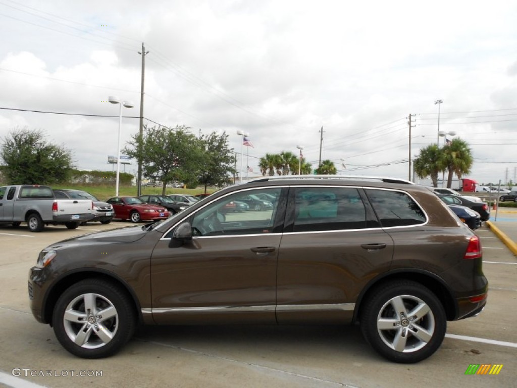 Toffee Brown Metallic 2012 Volkswagen Touareg TDI Lux 4XMotion Exterior Photo #52175161