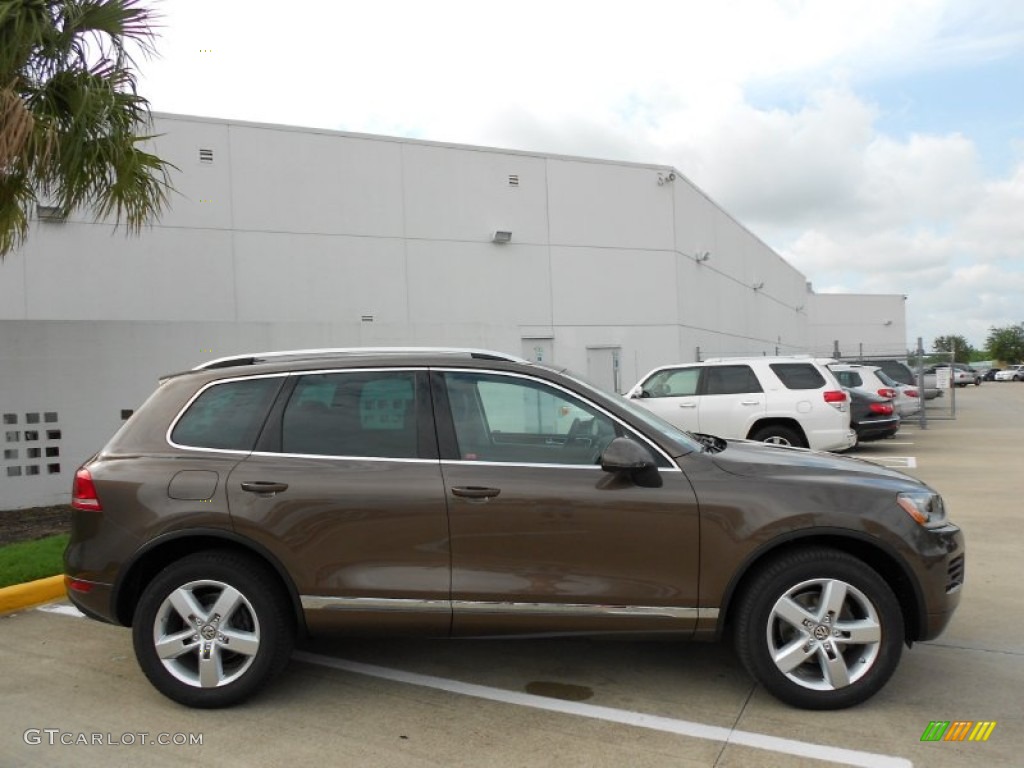 Toffee Brown Metallic 2012 Volkswagen Touareg TDI Lux 4XMotion Exterior Photo #52175218