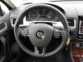 Saddle Brown 2012 Volkswagen Touareg TDI Lux 4XMotion Steering Wheel