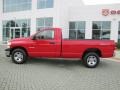 2008 Flame Red Dodge Ram 1500 SXT Regular Cab  photo #2