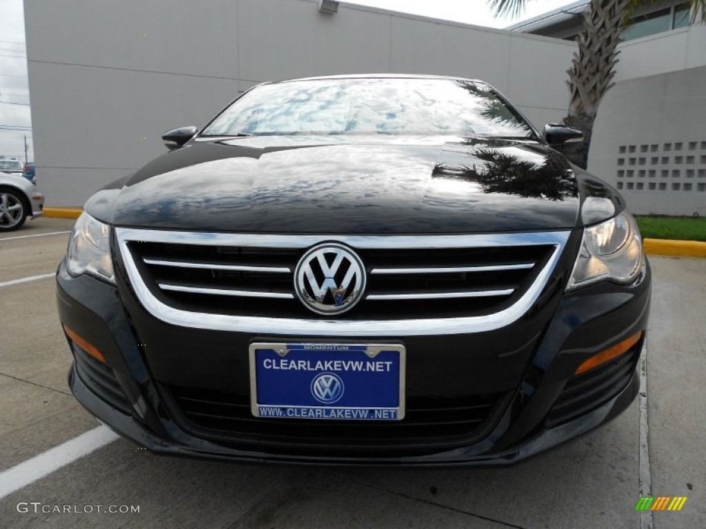 2012 CC Sport - Deep Black Metallic / Black/Cornsilk Beige photo #2