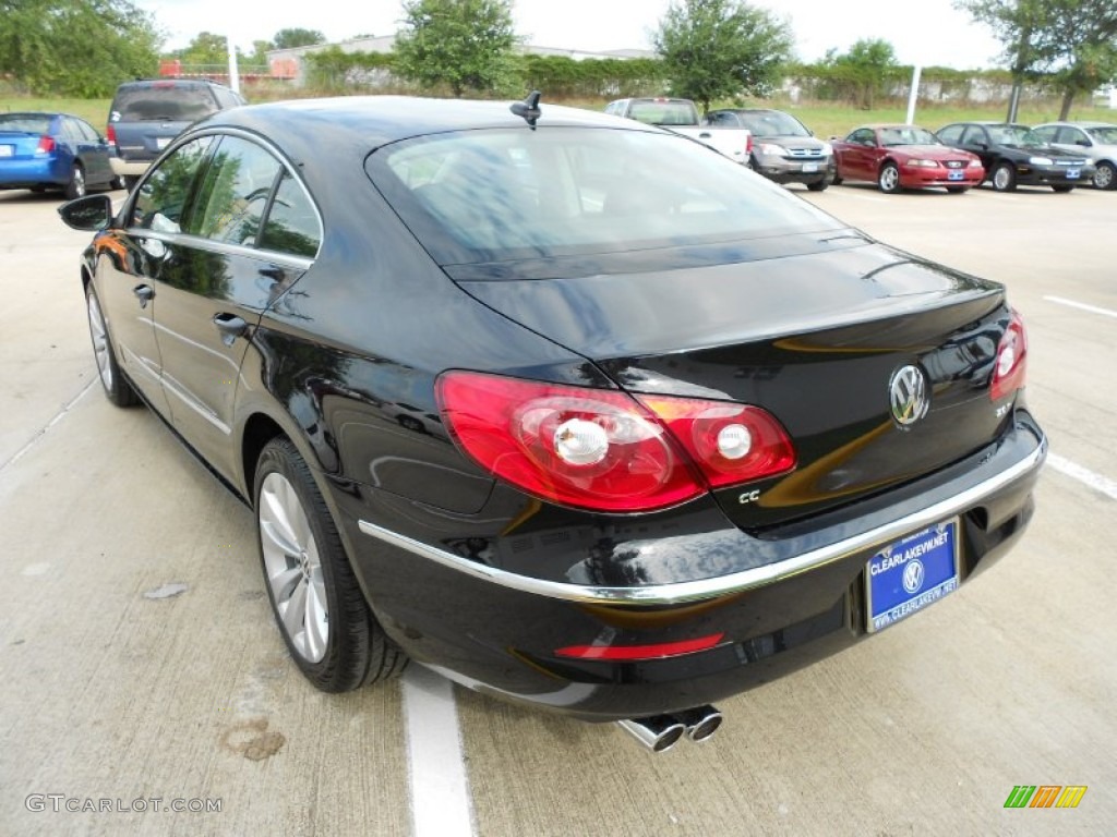 2012 CC Sport - Deep Black Metallic / Black/Cornsilk Beige photo #5