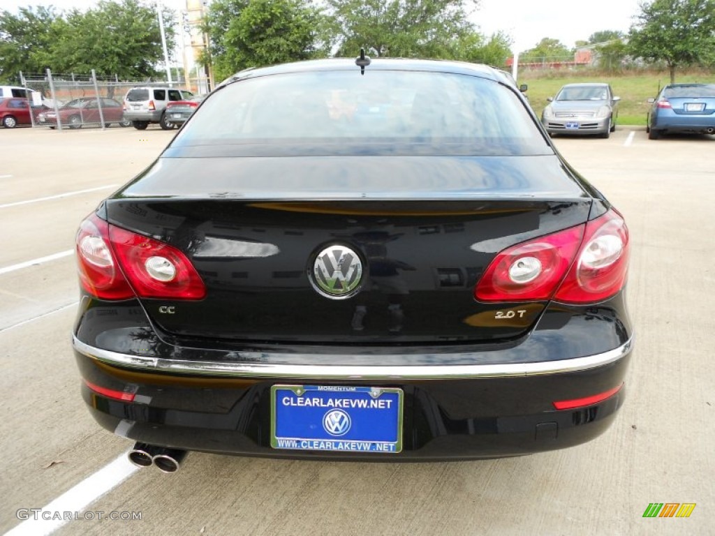 2012 CC Sport - Deep Black Metallic / Black/Cornsilk Beige photo #6