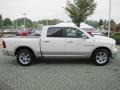 2009 Stone White Dodge Ram 1500 Laramie Crew Cab  photo #6