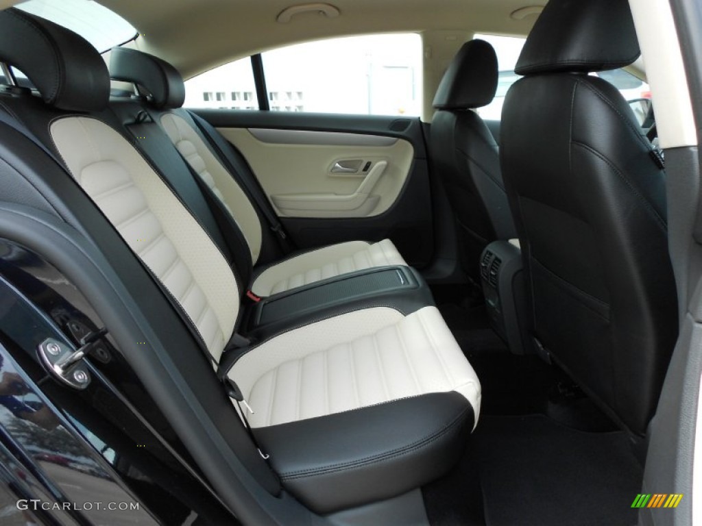 2012 CC Sport - Deep Black Metallic / Black/Cornsilk Beige photo #14