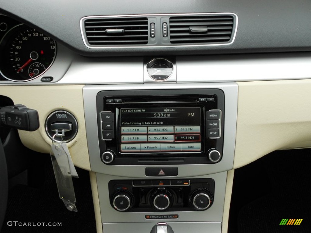 2012 CC Sport - Deep Black Metallic / Black/Cornsilk Beige photo #17