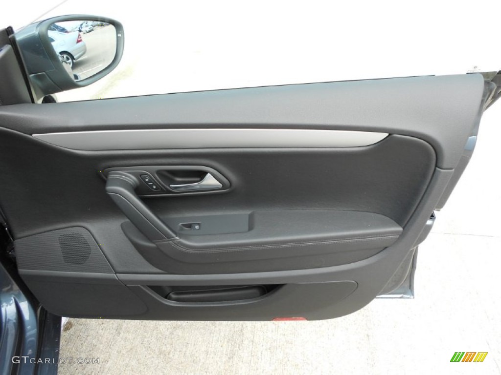 2012 Volkswagen CC Sport Black Door Panel Photo #52176691