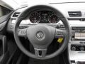 Black 2012 Volkswagen CC Sport Steering Wheel