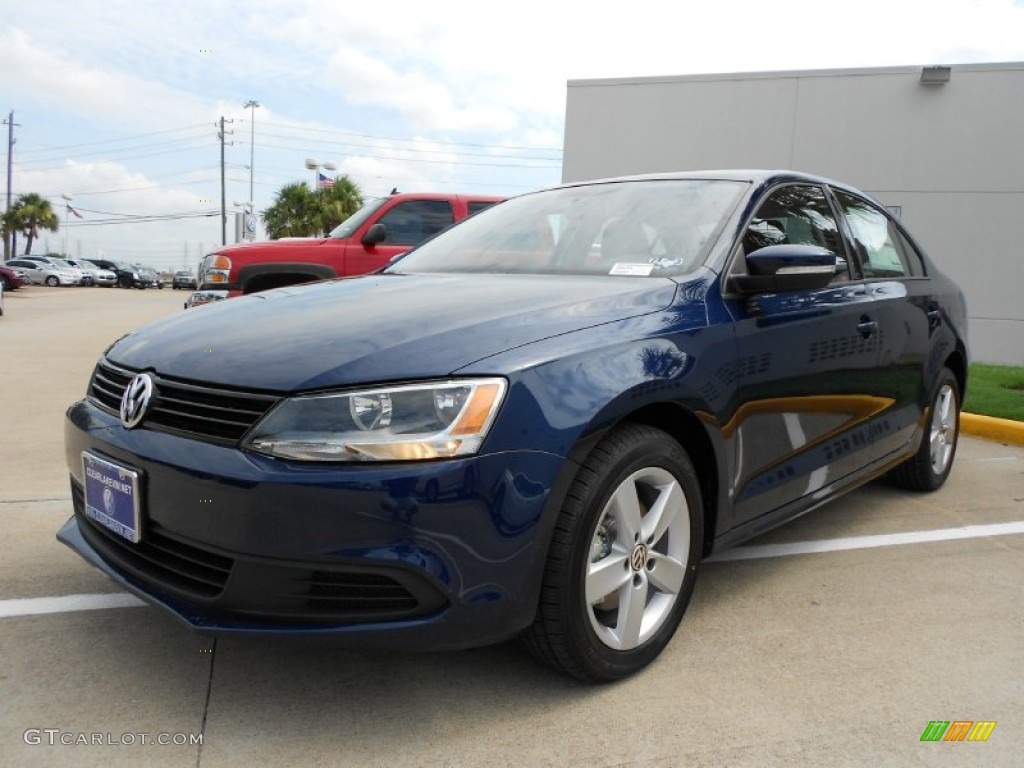 Tempest Blue Metallic 2012 Volkswagen Jetta TDI Sedan Exterior Photo #52177345