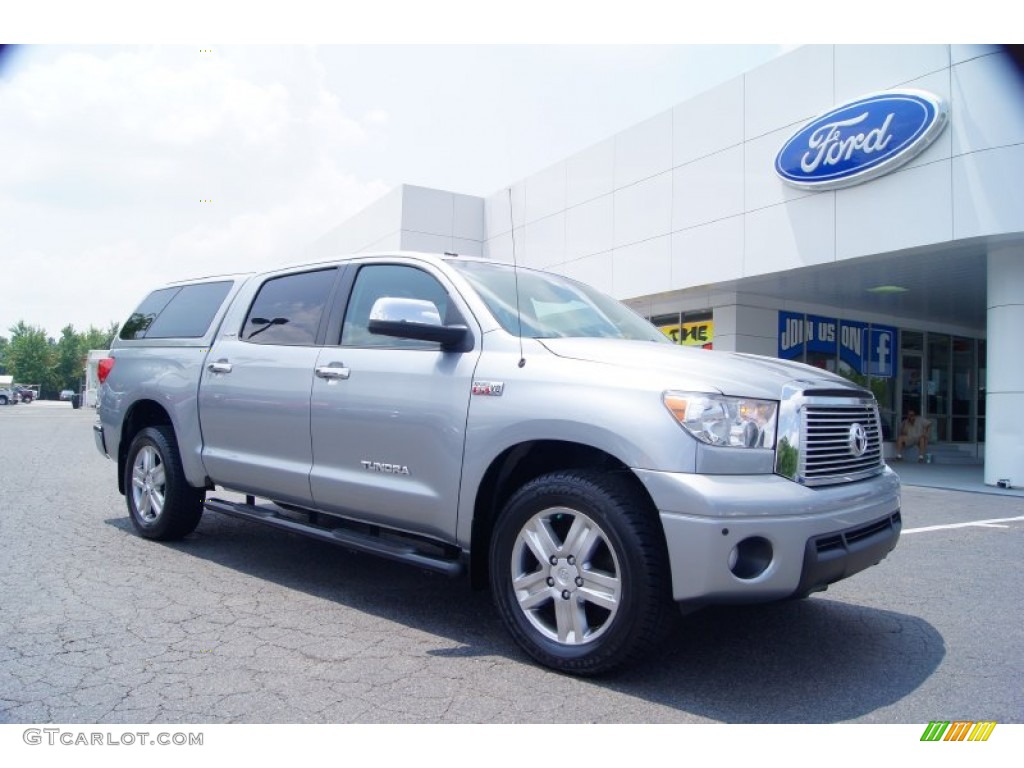 2010 Tundra Limited CrewMax 4x4 - Silver Sky Metallic / Graphite Gray photo #1