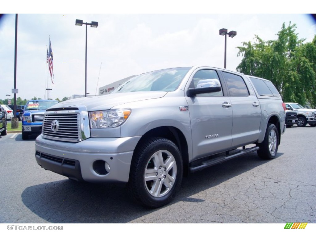 2010 Tundra Limited CrewMax 4x4 - Silver Sky Metallic / Graphite Gray photo #6