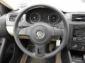 Cornsilk Beige Steering Wheel Photo for 2012 Volkswagen Jetta #52178497