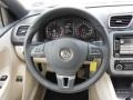 Cornsilk Beige Steering Wheel Photo for 2012 Volkswagen Eos #52178845