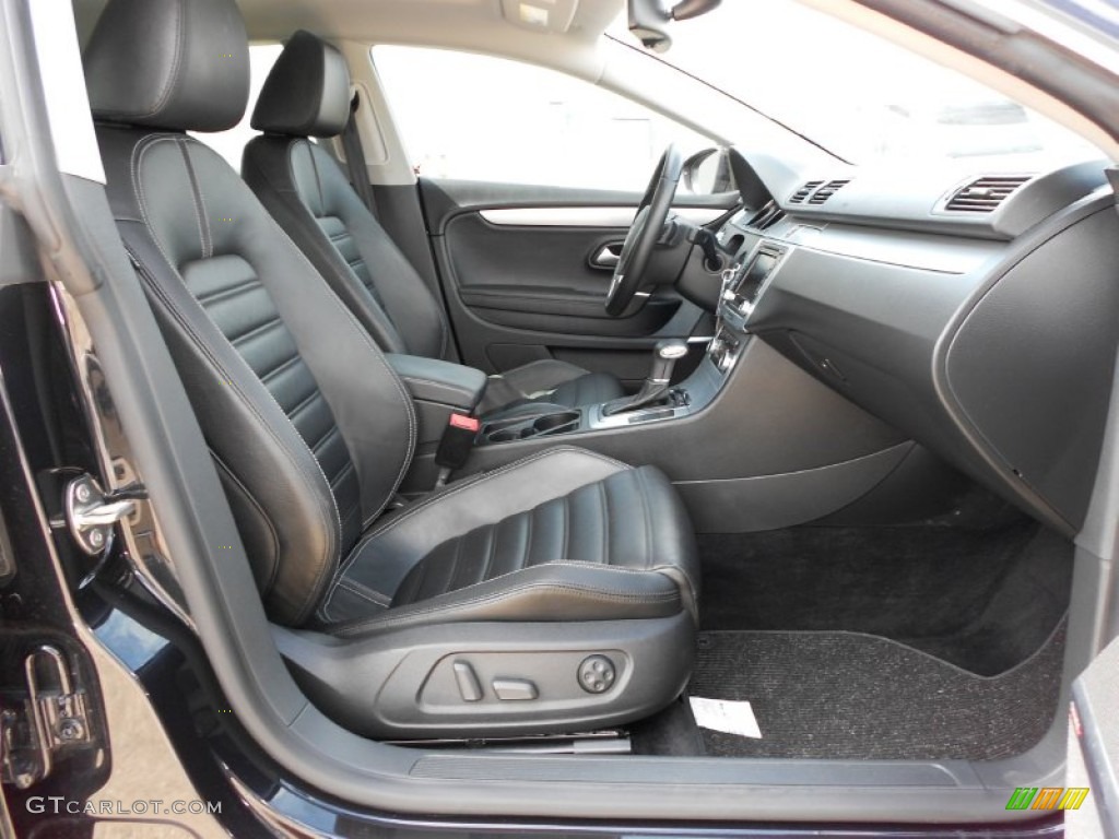 Black Interior 2009 Volkswagen CC VR6 Sport Photo #52180657